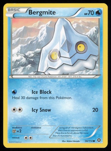Bergmite 114 common - 36/114,