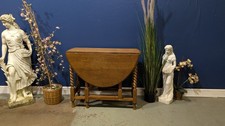 Victorian Oak Drop Leaf Table