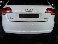 REAR BUMPER AUDI A3 MK2 FL (8P) (A5) 2003 TO 2013 TFSI SPORT 5 DOOR HATCH WHITE