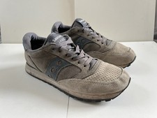 Saucony Jazz 81 Trainers Sports Running Shoes 9US 8UK 42.5EU Grey Suede Leather