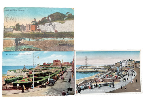 Vintage postcards posted - vintage,