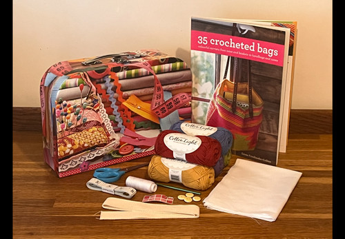 Learn crochet bag kit - learn,
