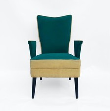1x Custom Made Mid Century Italian Armchair Vintage Retro 50s Upholstery Project