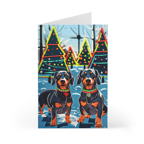 Dachsund dog christmas - christmas,