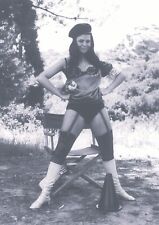 Mature Model In Black Nylons, Black Lingerie, Boots, Raised Skirt