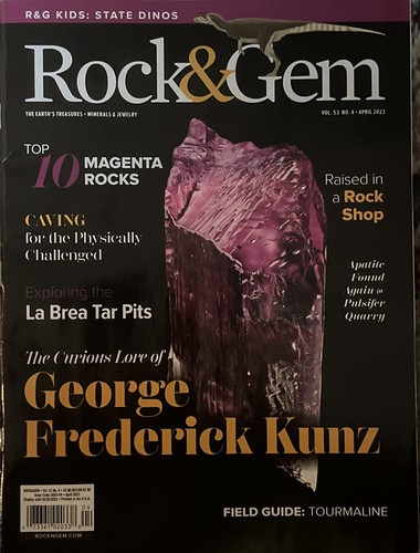 Rock gem magazine april 2023 - rock,