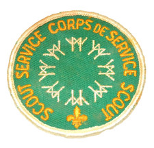 Expo MAN And HIS WORLD Scout Service Corps Badge (necker–green) SD95U1
