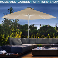 3m Parasol Overhanging Patio