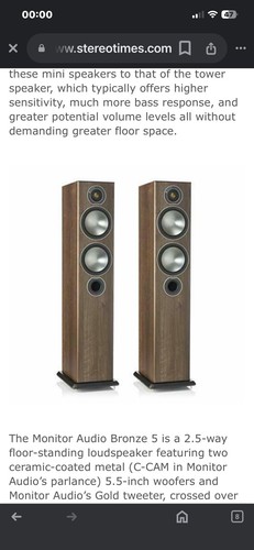 Monitor audio bronze bx5 - bronze,