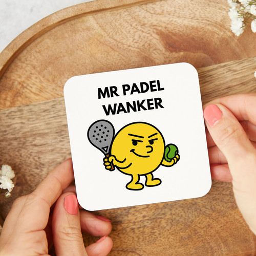 Funny padel coaster - padel,