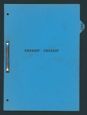 Honda CBX550F (82-85) Factory Issue Set-Up Instructions CBX 400 550 F PC04 FW47