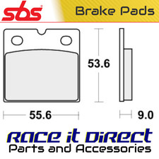 Brake Pads for BMW K 75 C 1989-1993 Rear Street SBS