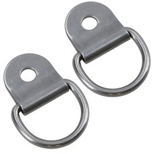 Tie Down Anchor Dee Ring 2 Pack Stainless Steel Lashing Hook Point Cleat 316