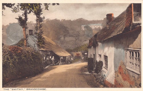 Postcard devon branscombe - -,