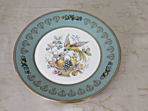 Aynsley plate bird basket - ,