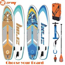 ZRAY Inflatable Paddle Board's 10,8ft FULL SUP KIT Grain & Camo Editions
