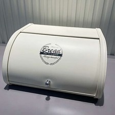 Large Metal Bread Bin Home Kitchen Loaf Storage Container Countertop Bread Box