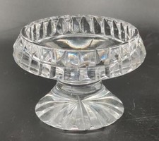 ✨ Vintage Georgian Crystal Tutbury Handmade Lead Crystal Tea Light Holder