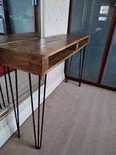 Industrial farmhouse console