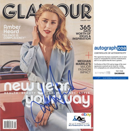 Amber heard autograph - amber,