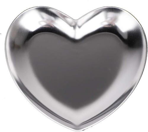 Stainless steel heart shaped - steel,