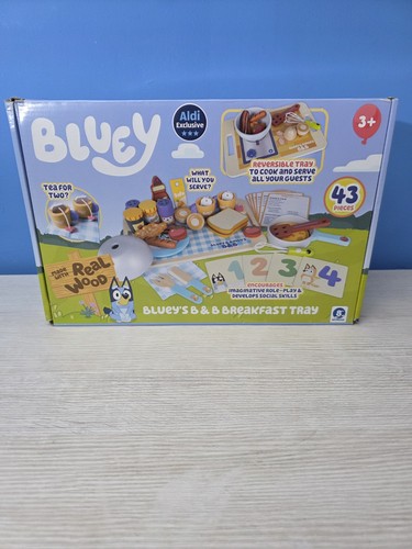 Bluey wooden breakfast - wooden,