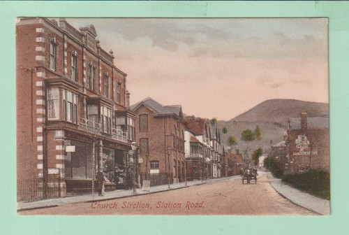Shropshire postcard church - -,