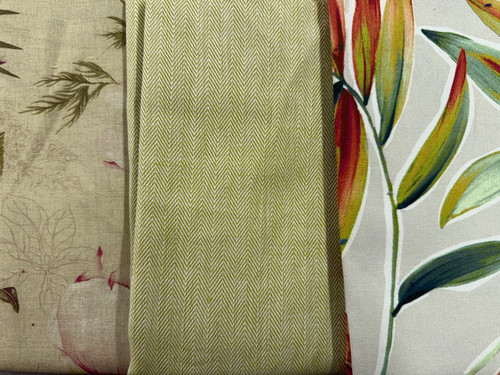Fabric bundle green yellow - ,