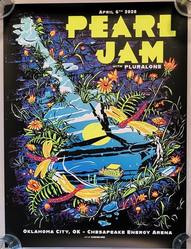 Pearl jam poster silkscreen - jam,