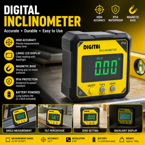 Digital angle finder laser - finder,
