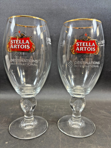 Pair stella artois - pair, gold