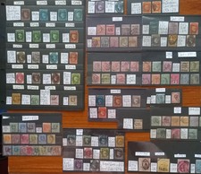 Ceylon early victoria stamps - early,