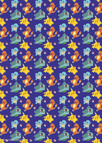 Pokemon wrapping paper - wrapping, roll