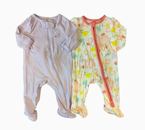 Baby girl sleepers - sleepers, newborn