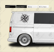 2x LARGE Compass Sticker