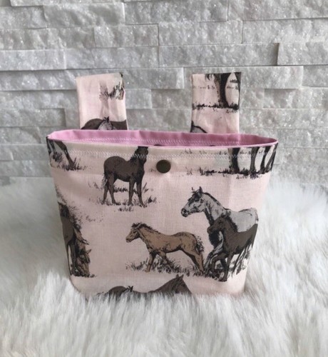 Handlebar bag horses bicycle - horses,