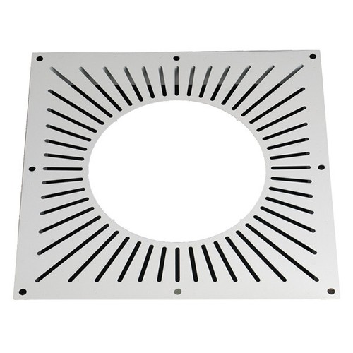 Ventilated fire stop plate - ventilated,