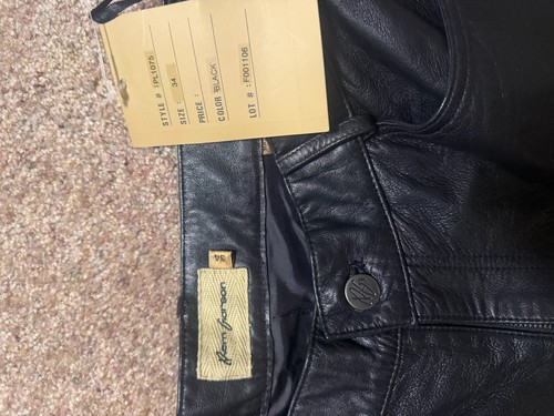 New rem garson black - black, leather