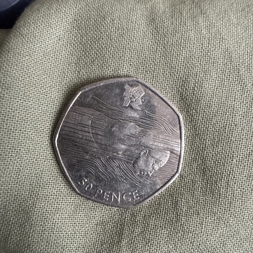 Olympic aquatics 50p - olympic,