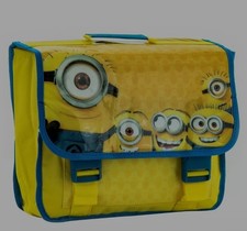 Minion Kids School Bags Handle