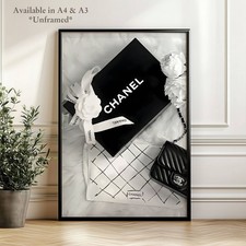 Chanel Fashion Print / Luxury Stylish Poster A5 A4 A3 Designer Wall Art Unframed
