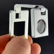 vintage GERMANY 8x METAL LOUPE