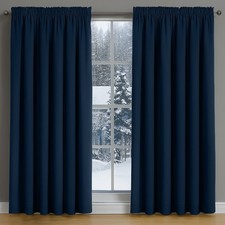 Thermal Curtains Blackout Winter Curtain Cold Blocking Thickened Curtains Panels