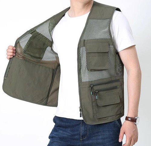 New men mesh breathable pocket - mesh,