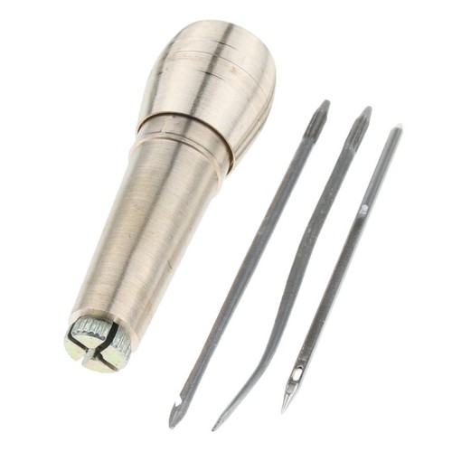 Leather sewing copper handle - leather,