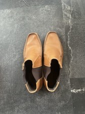 Ted Baker Mens Tan Elasticated Chelsea Boots In UK Size 9