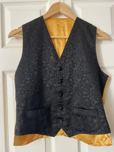 Black floral jaquard and - floral,