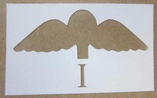 British Helmet Stencil Parachute Regiment - Airborne Forces Wings 1 2 3 4 8 PARA