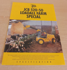 JCB Loadall 520 50 Farm Special Brochure c.1996