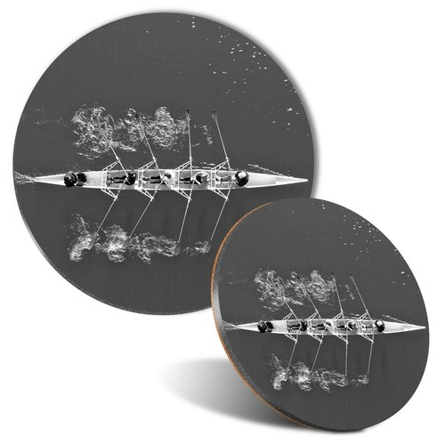 Mouse mat coaster set bw - &,
